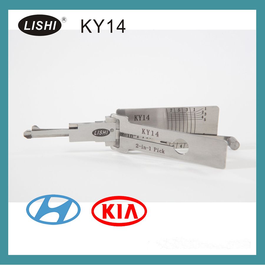 2022 New LISHI  HYUNDAI KIA KY14 2-in-1 Auto Pick and Decoder