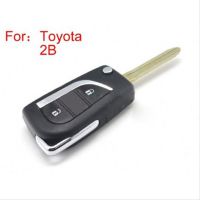 Modified Flip Remote Key Shell 2 Button For Toyota 5pcs/lot