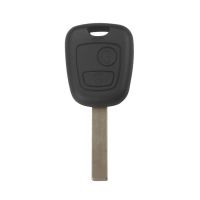 Remote Key 2 Button 434MHZ HU83 2B( with Groove) for Citroen 10pcs/lot