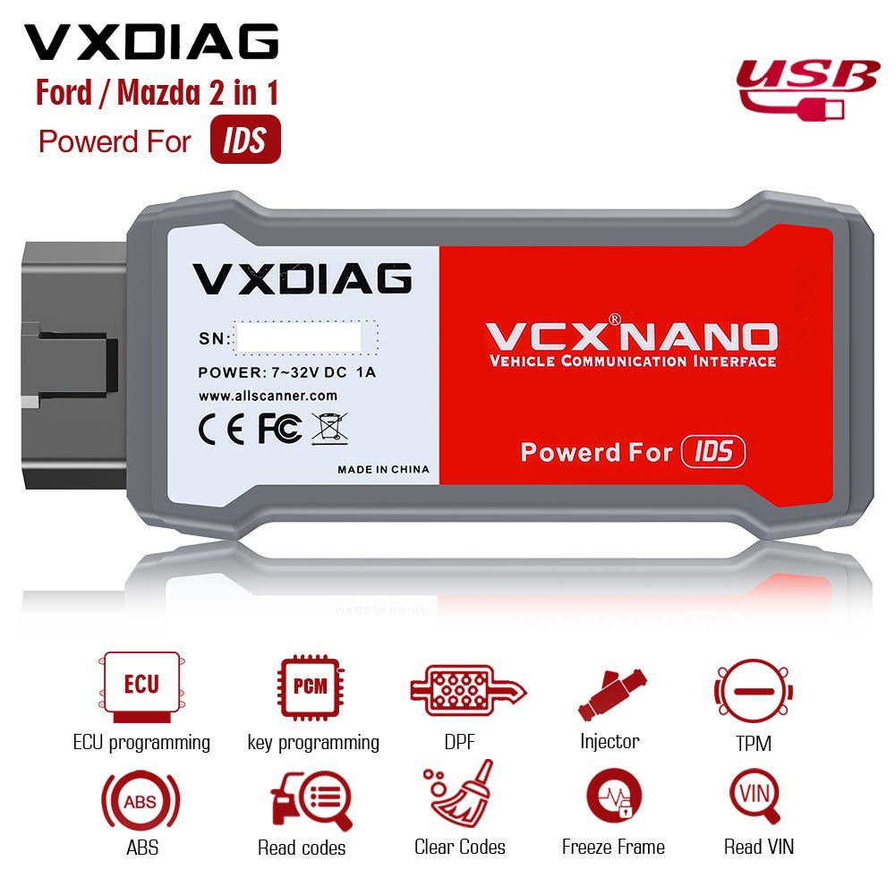 Vxdig - vcx nanoford IDS - v112 / mazidaids v112