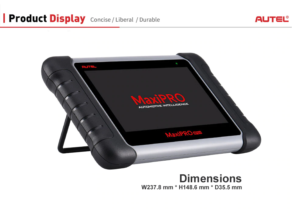 Autel MaxiPRO MP808K display