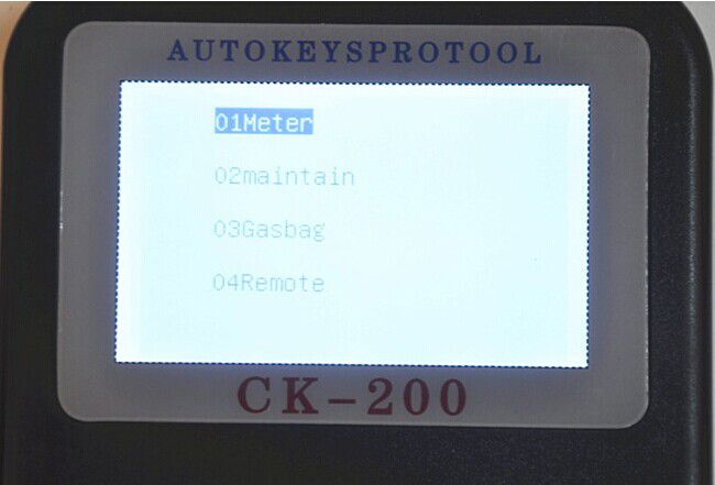 CK-200 Key Programmer Screen Display-2